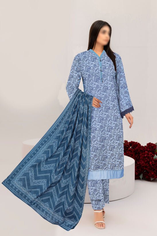 D - 07 - Bismil Lawn Doriya Digital Print Vol - 01 By Fantak - Rabbani Cloth House