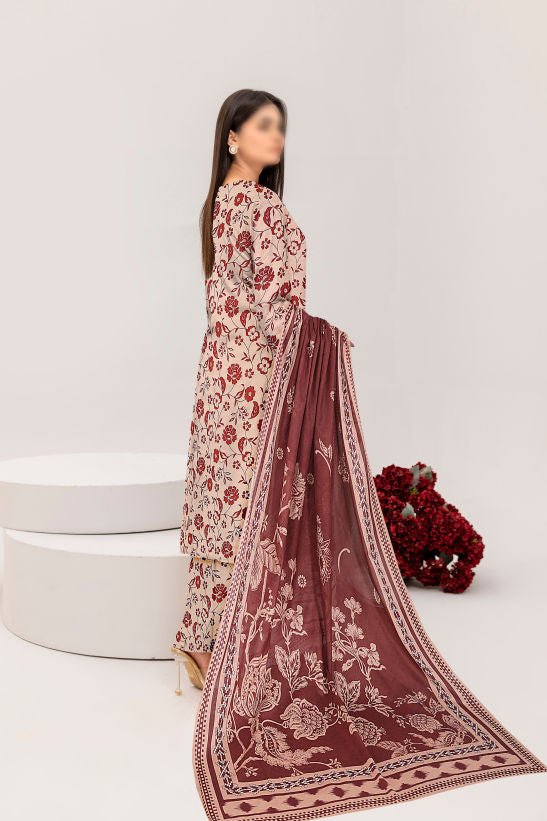 D - 08 - Bismil Lawn Doriya Digital Print Vol - 01 By Fantak - Rabbani Cloth House