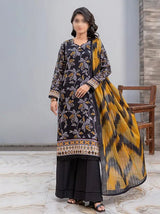 D 10 - Nureh by Fantak Printed Slub Lawn Collection - Rabbani Cloth House