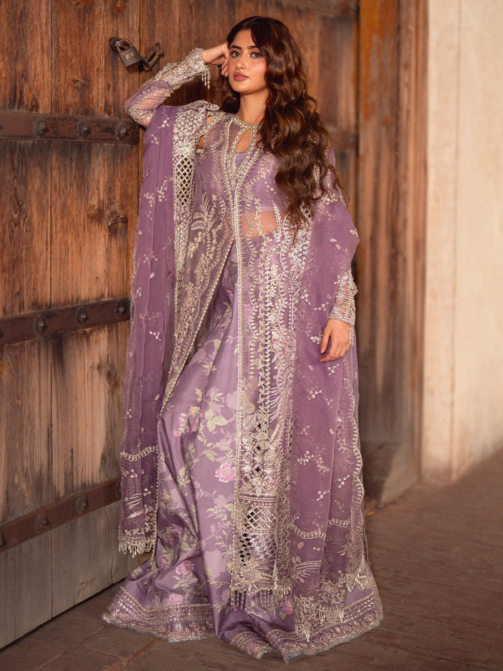 D - 603 | Sona Gachi Unstitched Luxury Formals By Bin Ilyas - Rabbani Cloth House