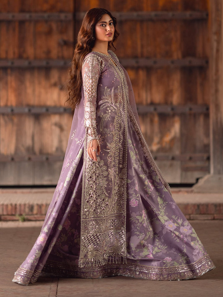 D - 603 | Sona Gachi Unstitched Luxury Formals By Bin Ilyas - Rabbani Cloth House