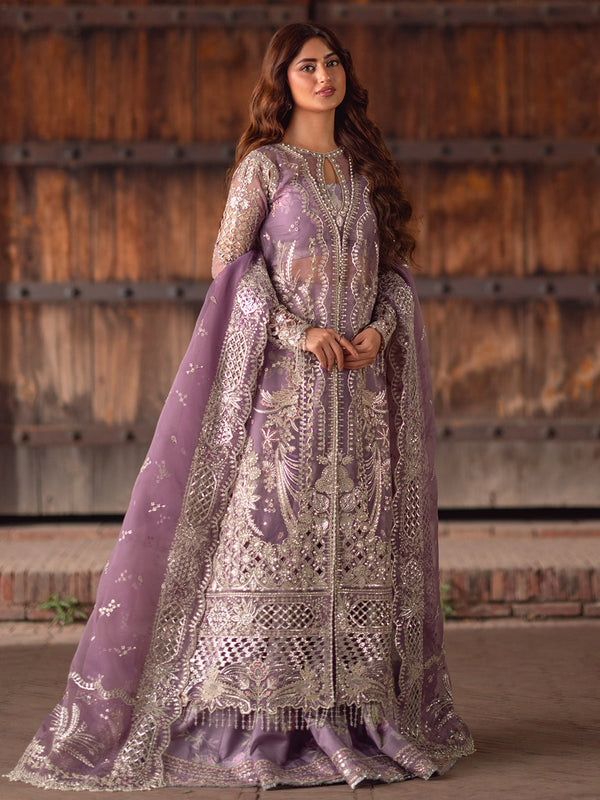 D - 603 | Sona Gachi Unstitched Luxury Formals By Bin Ilyas - Rabbani Cloth House