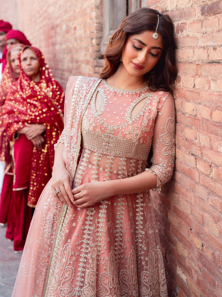 D - 604 | Sona Gachi Unstitched Luxury Formals By Bin Ilyas - Rabbani Cloth House
