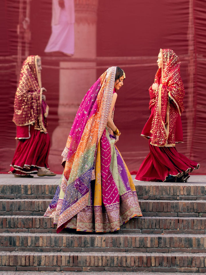 D - 607 | Sona Gachi Unstitched Luxury Formals By Bin Ilyas - Rabbani Cloth House