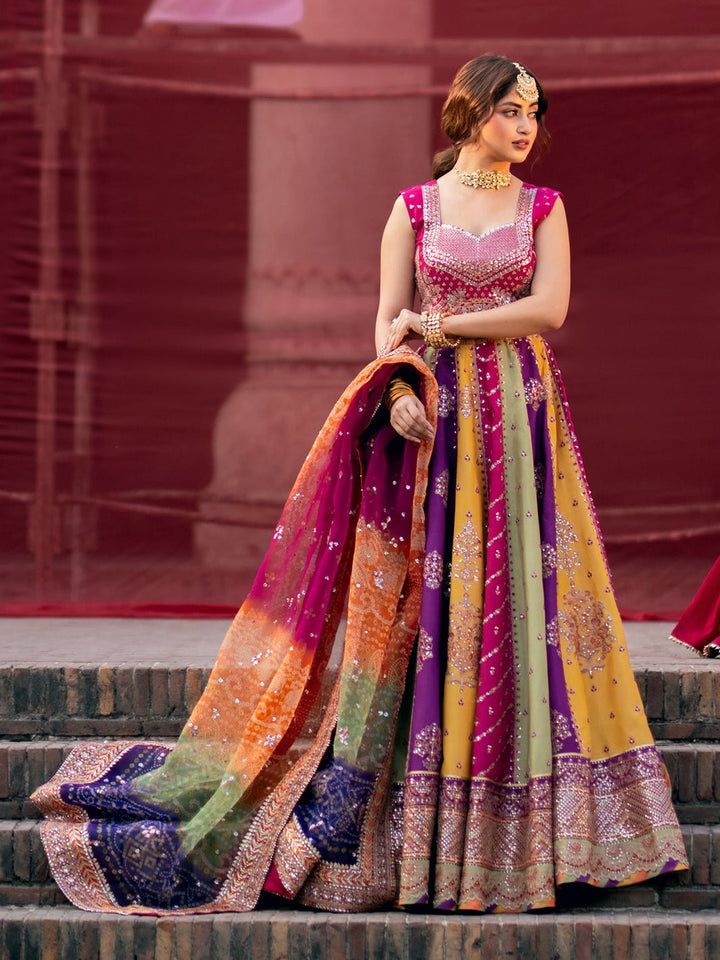 D - 607 | Sona Gachi Unstitched Luxury Formals By Bin Ilyas - Rabbani Cloth House