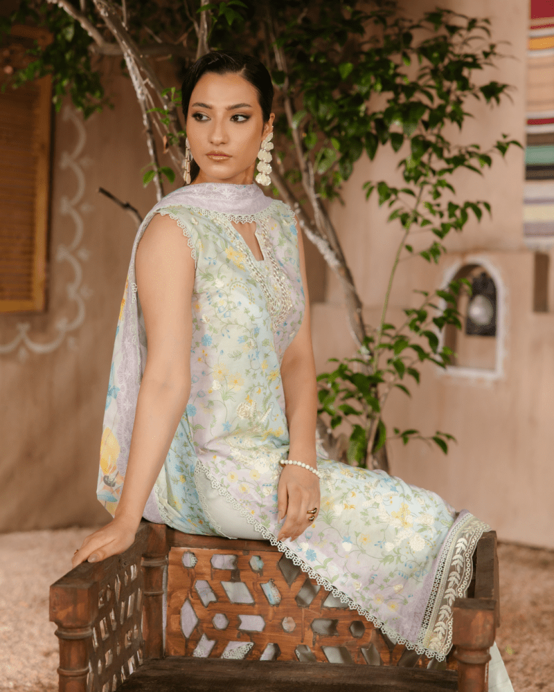 Dastaan - Rangkaari 3pc Lawn Digital Print Embroidered