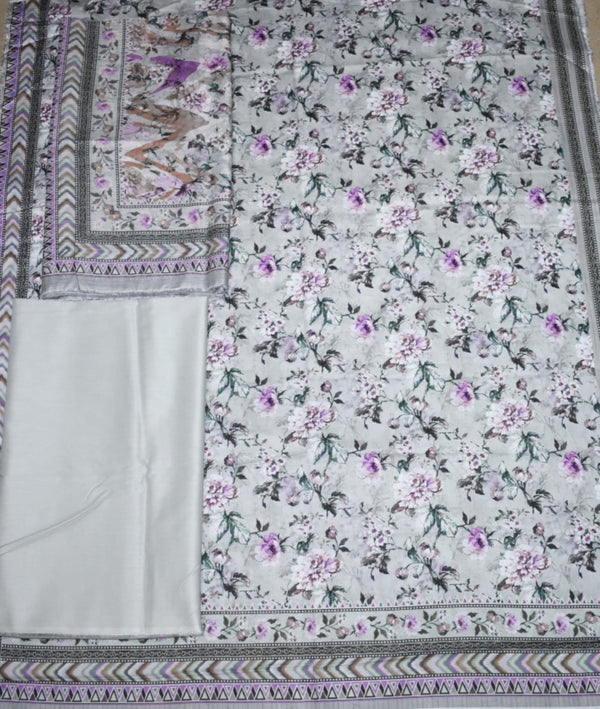 Design 02 | Bin Saeed Mid Season Cotton Lawn – Premium 3PC Collection - Rabbani Cloth House