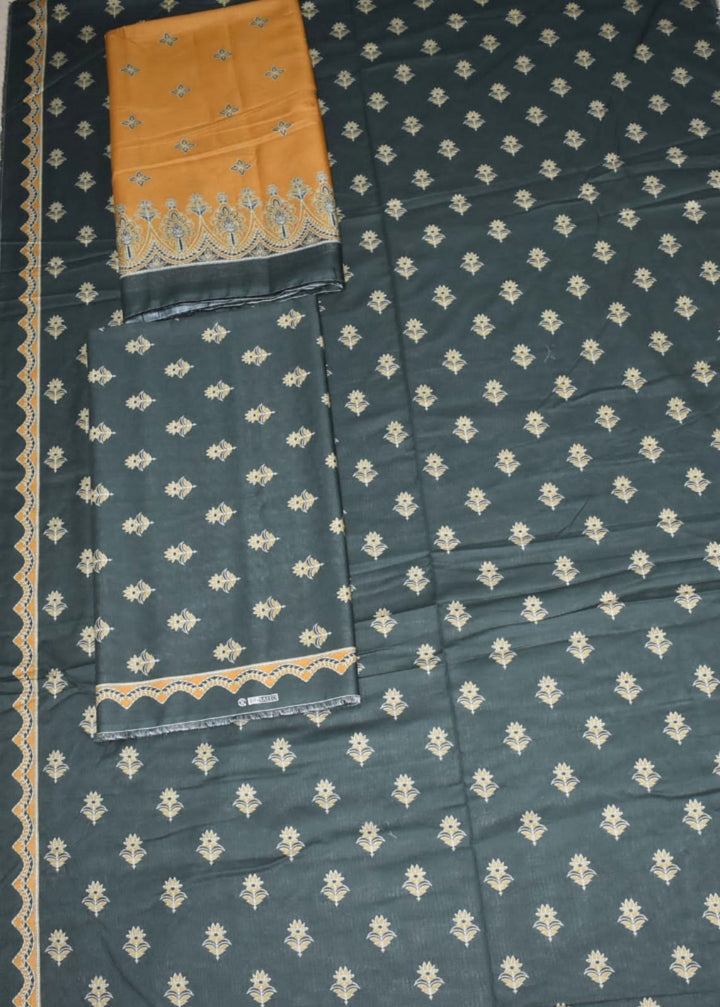 Design 23 | Bin Saeed Mid Season Cotton Lawn – Premium 3PC Collection - Rabbani Cloth House