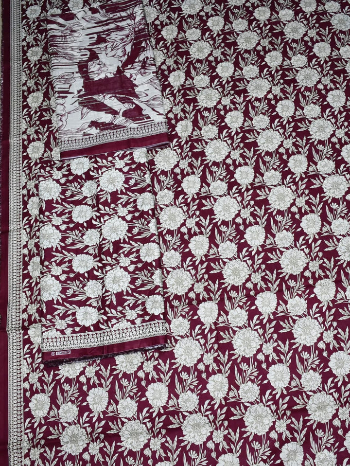 Design 42 | Bin Saeed Mid Season Cotton Lawn – Premium 3PC Collection - Rabbani Cloth House