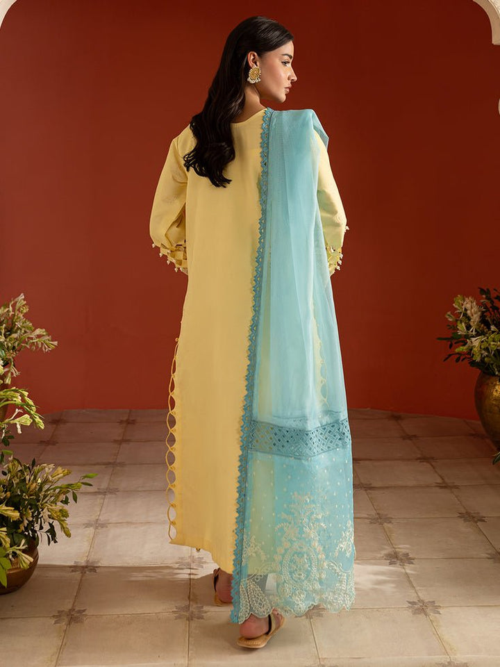 DSC - 11 | Embroidered Lawn | Dastaan E Noor By Prishay - Rabbani Cloth House