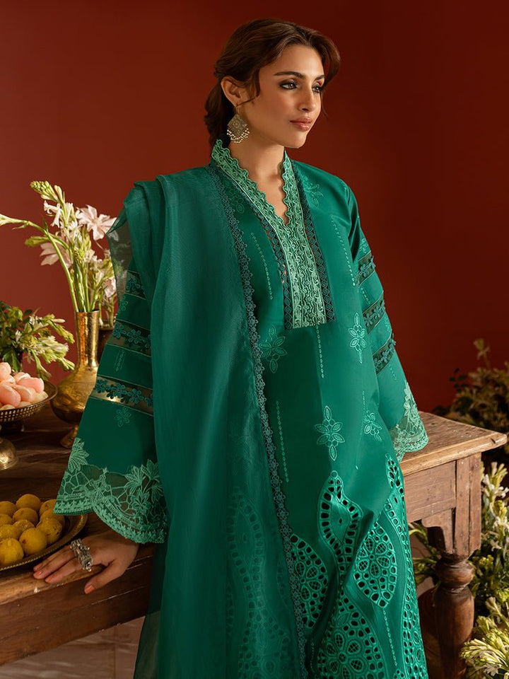 DSC - 14 | Embroidered Lawn | Dastaan E Noor By Prishay - Rabbani Cloth House