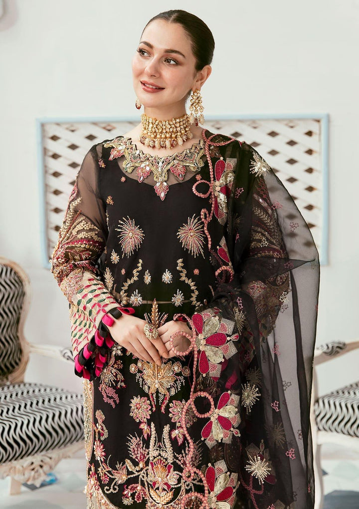 ECC - 08 Black Diamond - Celebration Luxury Handwork '22 By Elaf - Rabbani Cloth House