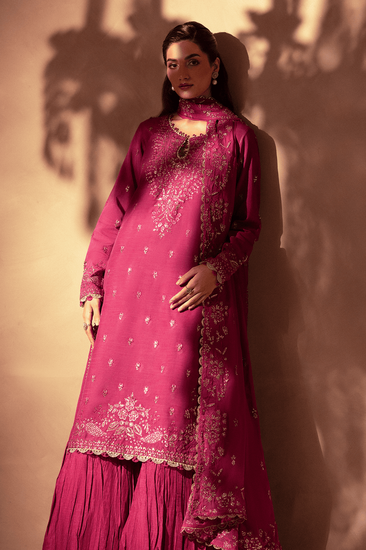 Fiora - Selene Unstitched Raw Silk By Emaan Adeel - Rabbani Cloth House