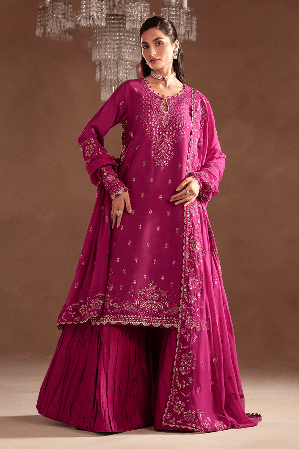 Fiora - Selene Unstitched Raw Silk By Emaan Adeel - Rabbani Cloth House