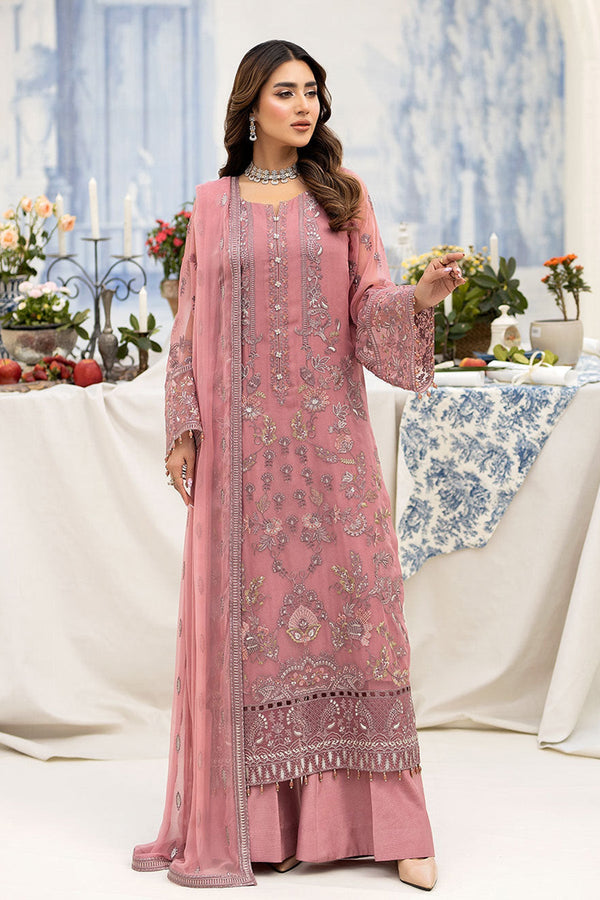 09 - Tea Pink | Araish Chiffon By Lavish