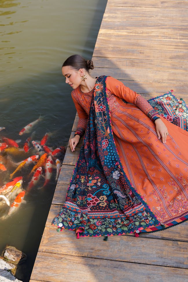 Hannah - 10 | Luxury Unstitched | Embroidered Lawn '25 By Xenia - Rabbani Cloth House