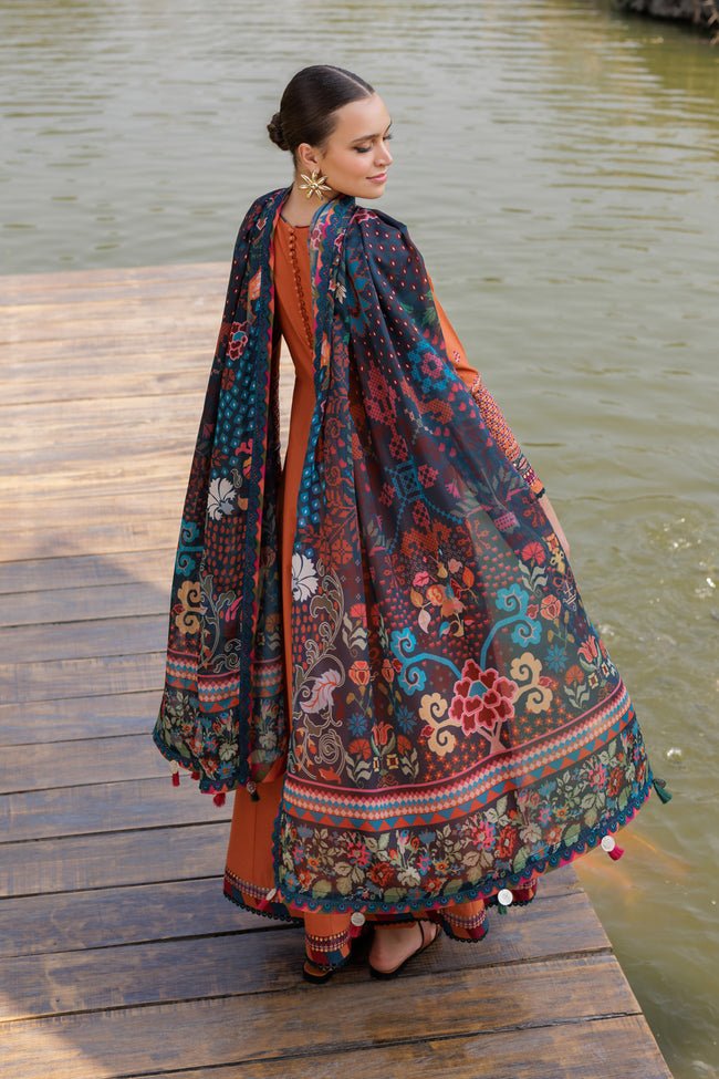 Hannah - 10 | Luxury Unstitched | Embroidered Lawn '25 By Xenia - Rabbani Cloth House
