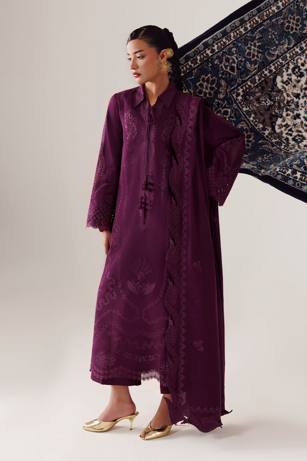 QLW-07 Maheen | Qline Linen '26 Qalamkar