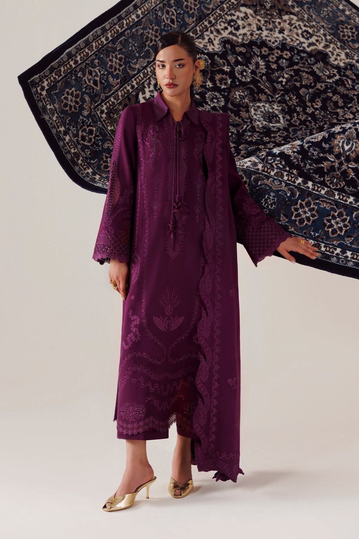 QLW-07 Maheen | Qline Linen '26 Qalamkar