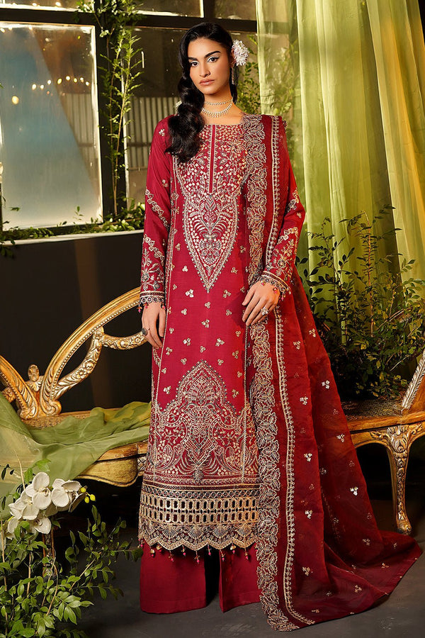 Kanwal - BR - 08 | Bekhudi Raw Silk By Maryam's - Rabbani Cloth House