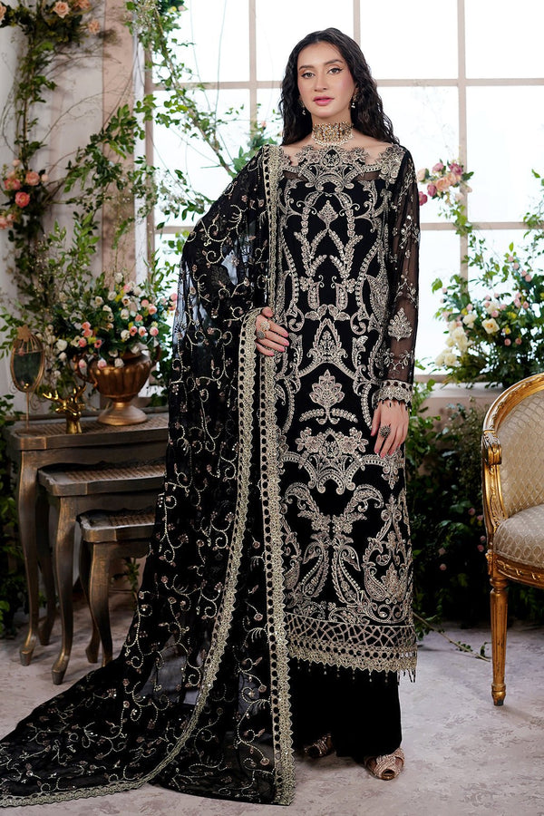 Kiara - A - 8007 | Aarzu Unstitched Collection '24 By Maryam's - Rabbani Cloth House