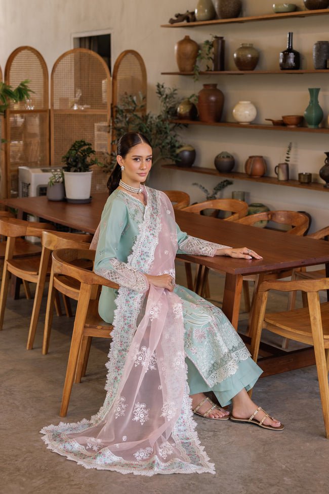 Ksenia - 12 | Luxury Unstitched | Embroidered Lawn '25 By Xenia - Rabbani Cloth House