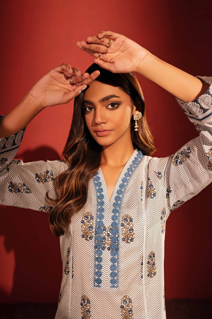 Linen | 42301892 - Nisha Unstitched By Nishat - Rabbani Cloth House