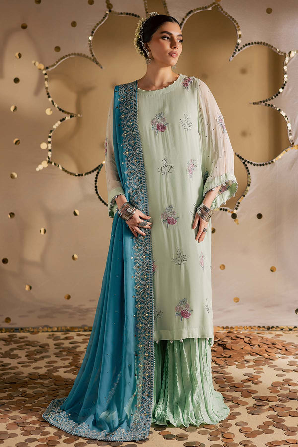 MK - 13 - Mukeshkari Unstitched Collection By Nureh - Rabbani Cloth House