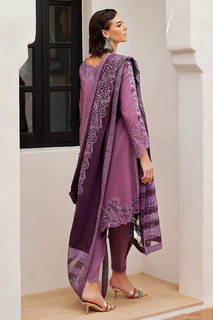 Moroccan Dream – NOUR 3Pc Embroidered Sateen Unstitched Suit By Mushq - Rabbani Cloth House