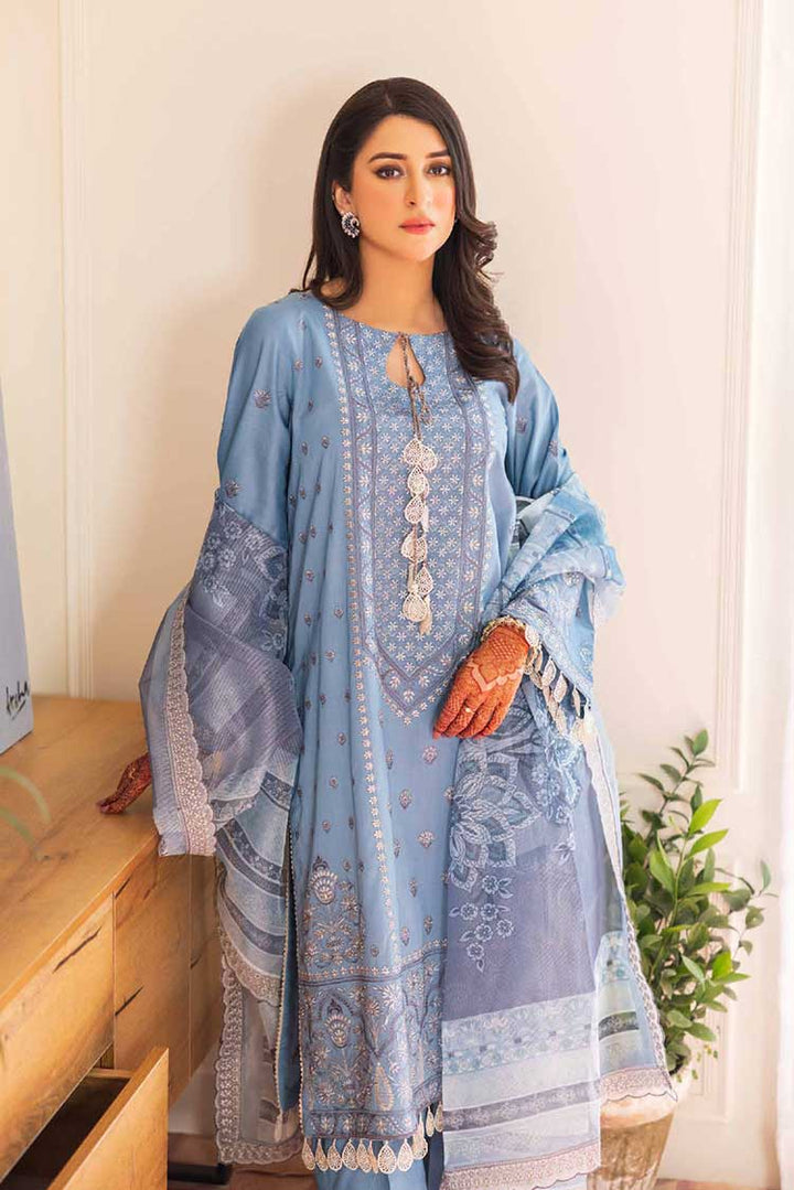 Net Embroidered Lawn 408 VOL 23 by Shaista - Rabbani Cloth House