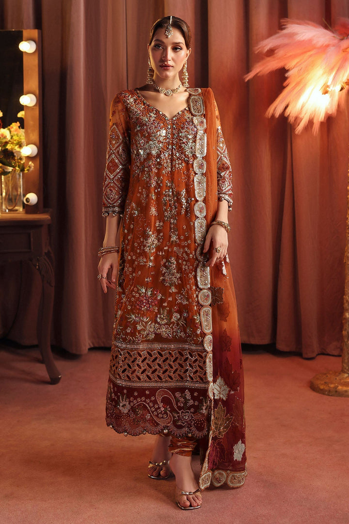 NL - 80A Zardozi | Jhoomro Unstiched Collection By Nureh - Rabbani Cloth House
