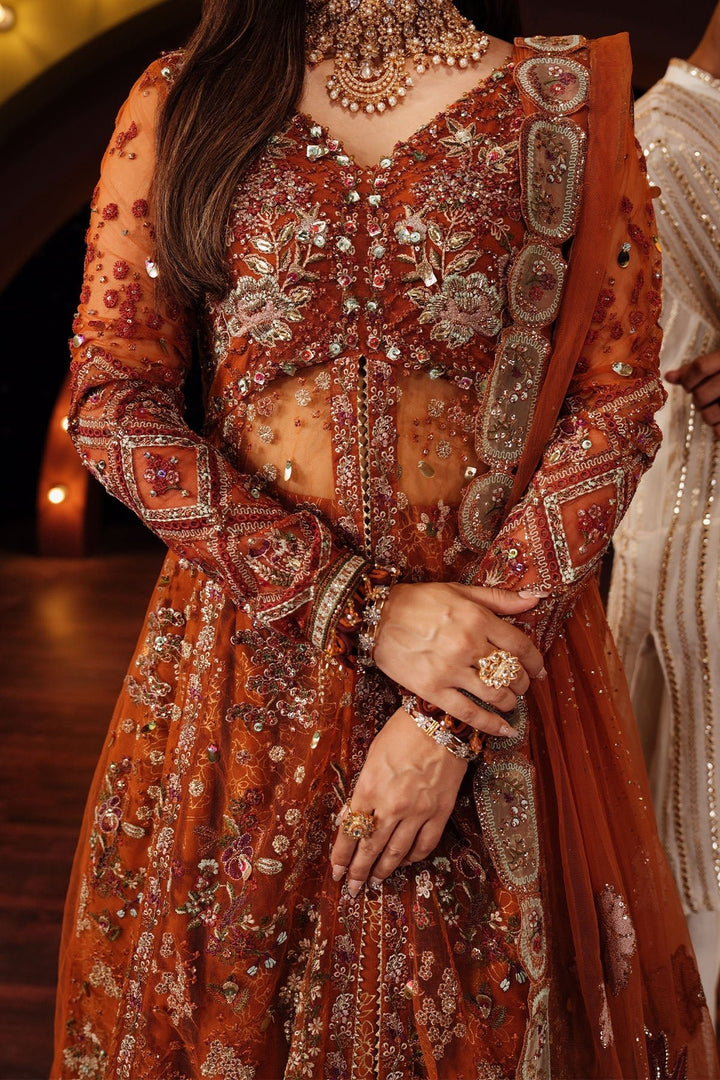 NL - 80A Zardozi | Jhoomro Unstiched Collection By Nureh - Rabbani Cloth House