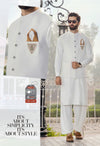 Noshan Mian CH - 2 CM 1220 | Luxury Suit With Waistcoat By Riwaj - Rabbani Cloth House