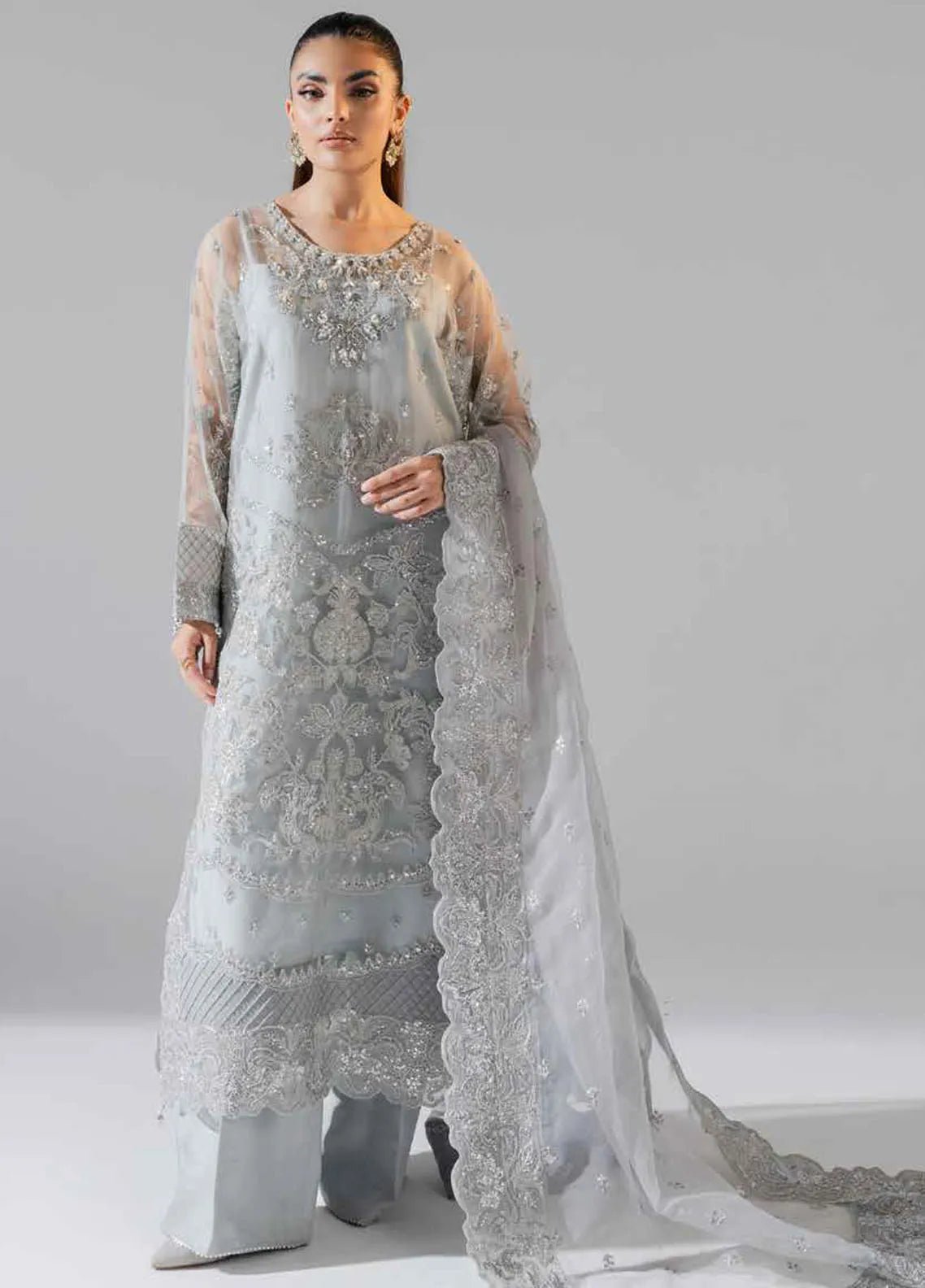 Nubia - Zarez Unstitched Handmade Collection By Freesia - Rabbani Cloth House