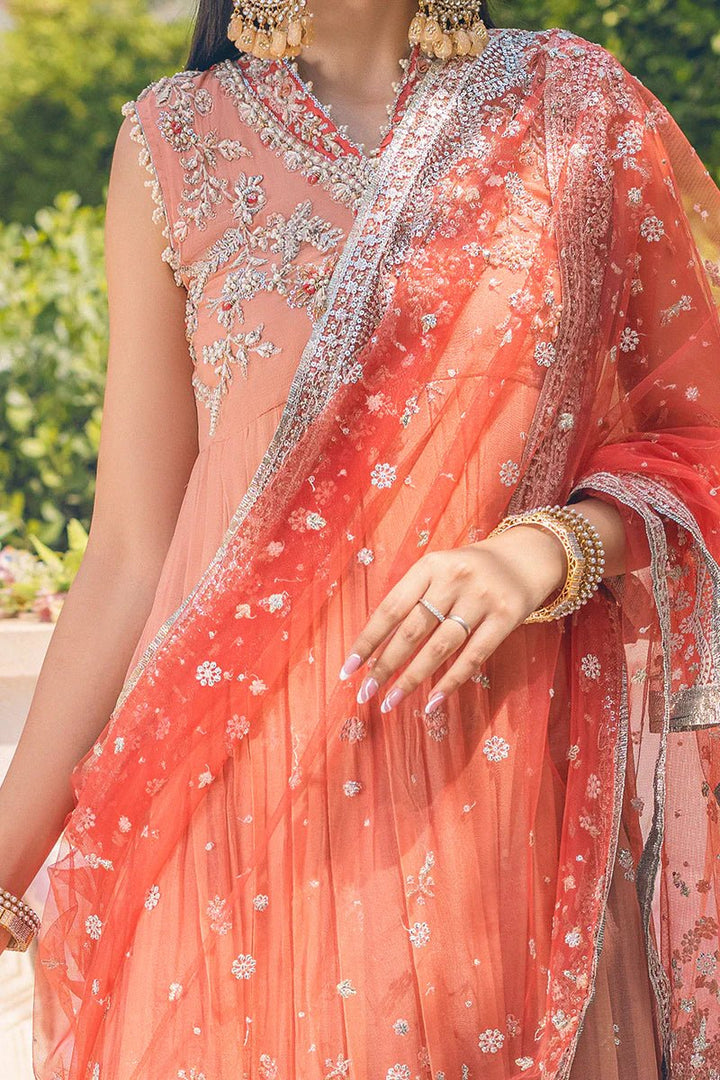 Porcelain Rose - Monsoon Wedding Unstitched By Mushq - Rabbani Cloth House