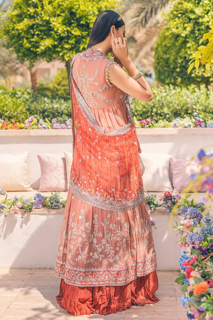 Porcelain Rose - Monsoon Wedding Unstitched By Mushq - Rabbani Cloth House