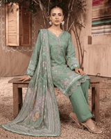 Rangrez - Rangkaari 3pc Lawn Digital Print Embroidered