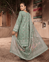 Rangrez - Rangkaari 3pc Lawn Digital Print Embroidered