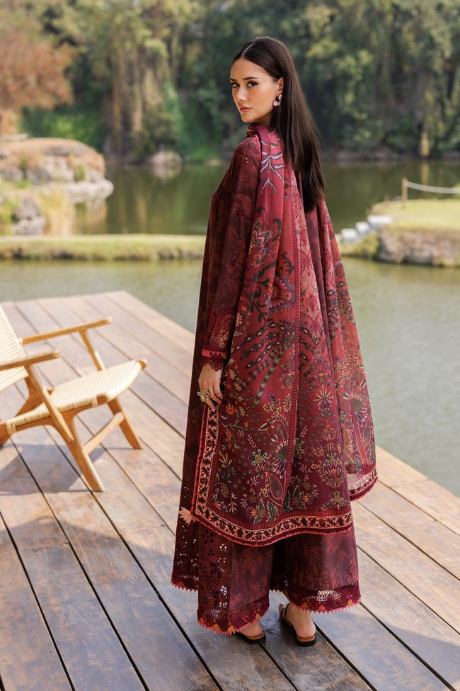 Reem - 04 | Luxury Unstitched | Embroidered Lawn '25 By Xenia - Rabbani Cloth House
