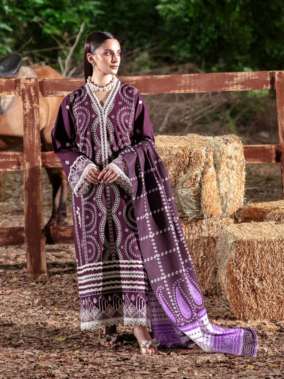 RL05 - Alethea | Winter | Hazel By Mahnur - Rabbani Cloth House