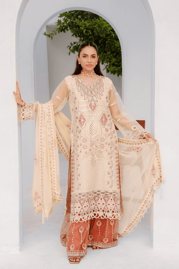 RZ - 08 | Rozal Unstitched Collection By Zebtan - Rabbani Cloth House