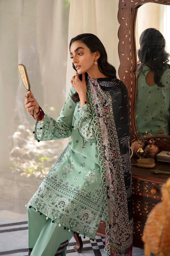 Sage Dream Lawn - Design 20 – Vol 22 by Cross Stitch - Rabbani Cloth House