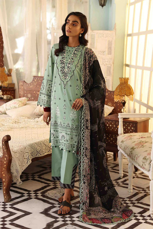 Sage Dream Lawn - Design 20 – Vol 22 by Cross Stitch - Rabbani Cloth House
