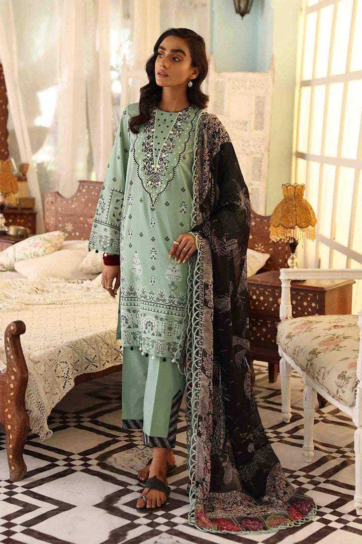 Sage Dream Lawn - Design 20 – Vol 22 by Cross Stitch - Rabbani Cloth House