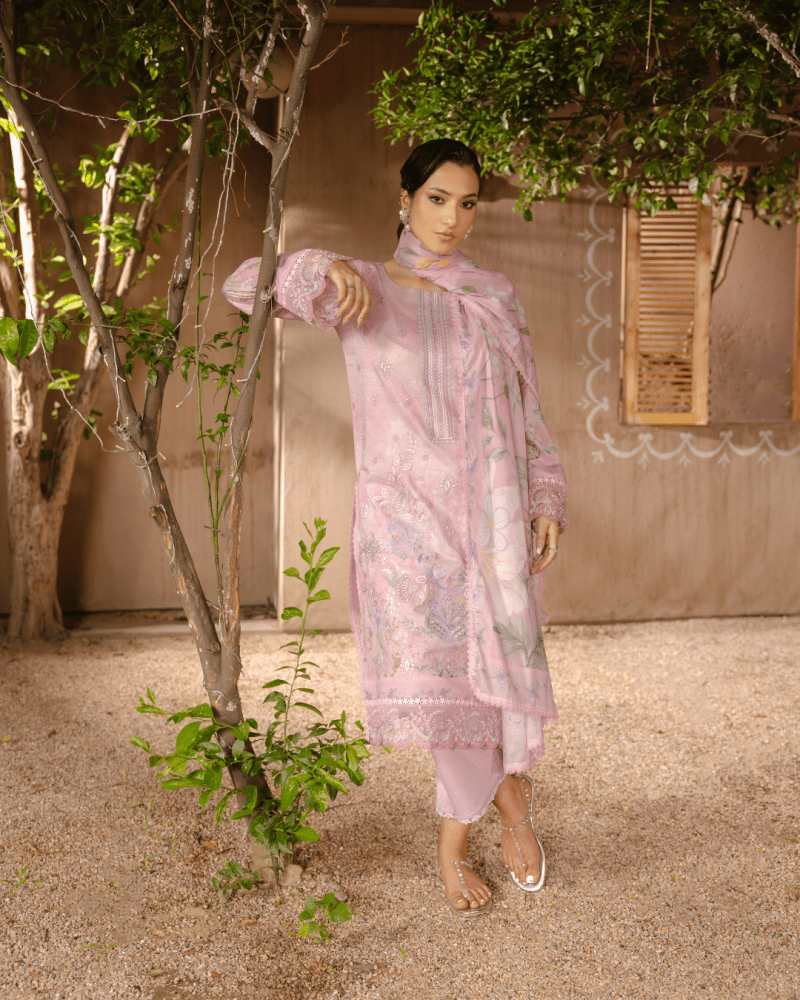 Satrangi - Rangkaari 3pc Lawn Digital Print Embroidered