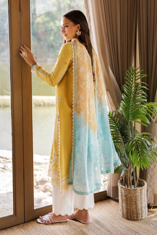 Sinsead - 03 | Luxury Unstitched | Embroidered Lawn '25 By Xenia - Rabbani Cloth House
