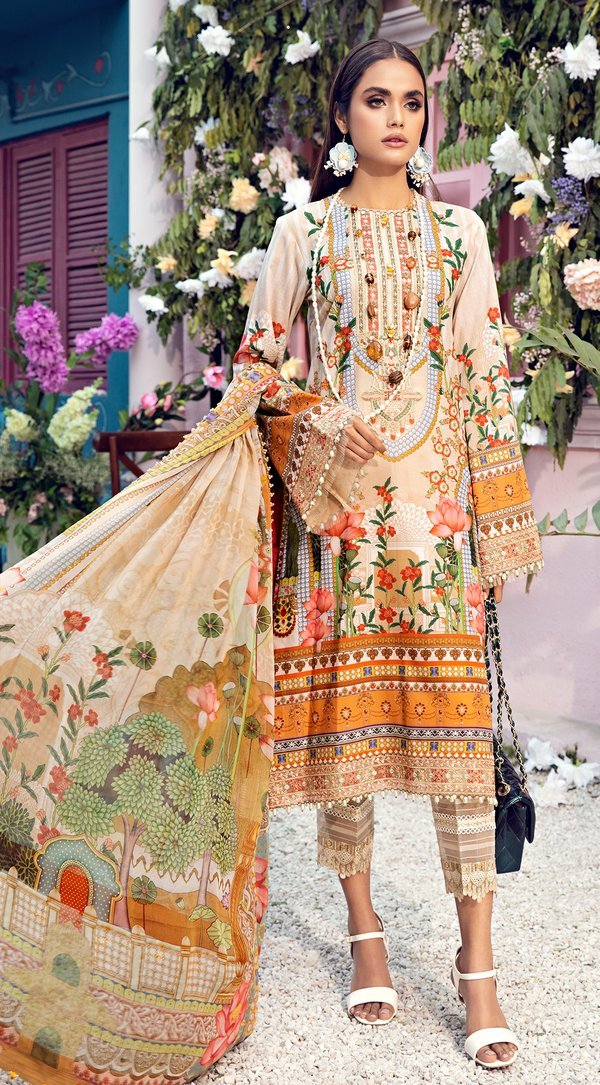 Trica Lawn 08 - A VL21 By Anaya - Rabbani Cloth House