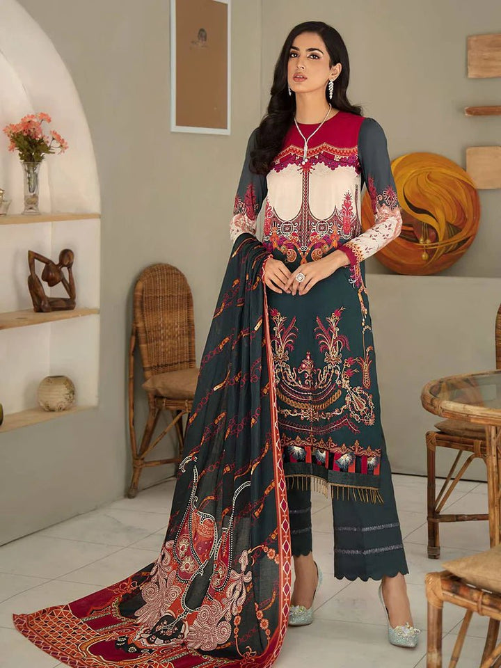 Voil Jacquard – 9A Vol 22 by Raj Bari - Rabbani Cloth House