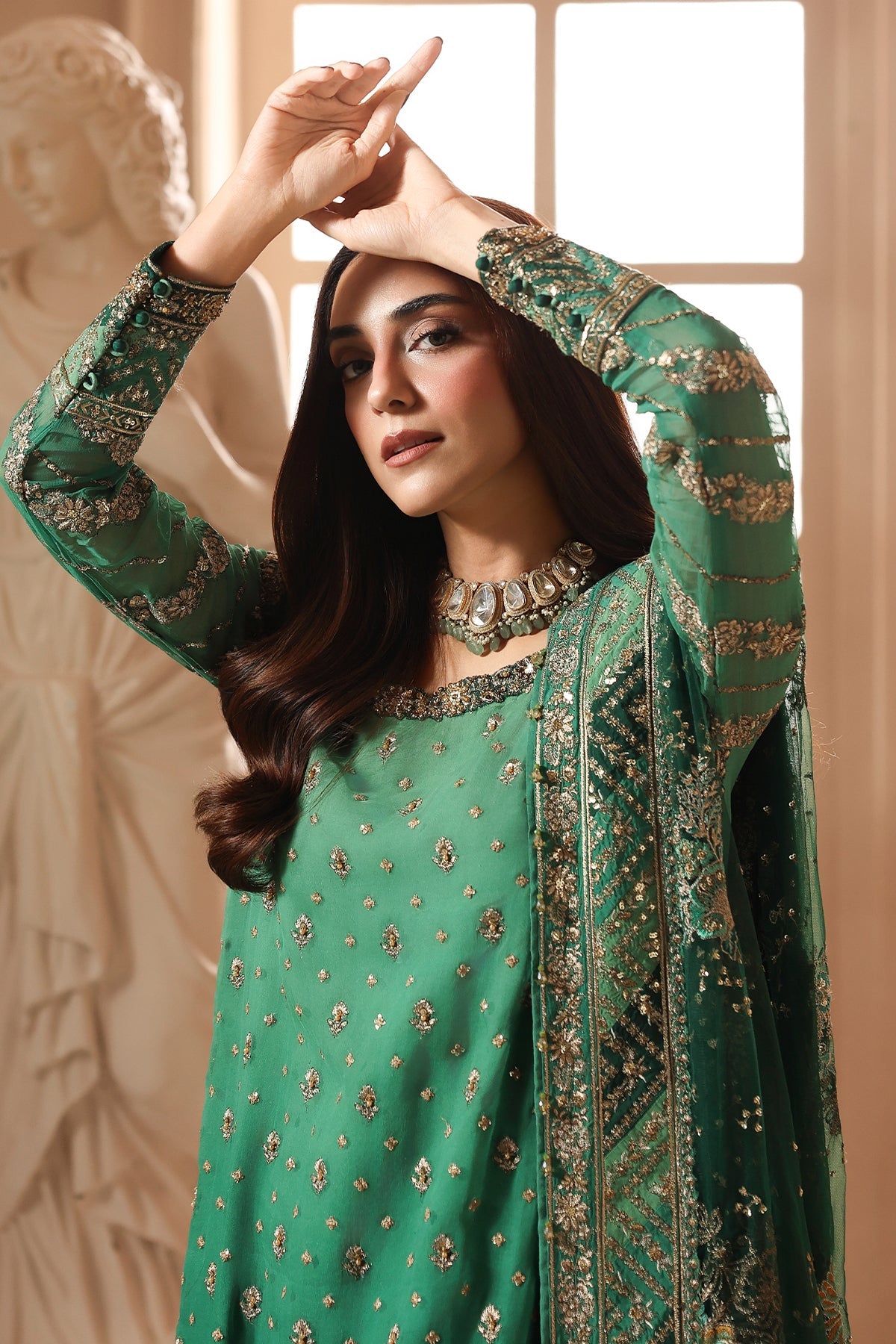 DJW6-03 | Dastan-E-Jashan Chiffon Embroidered By Charizma