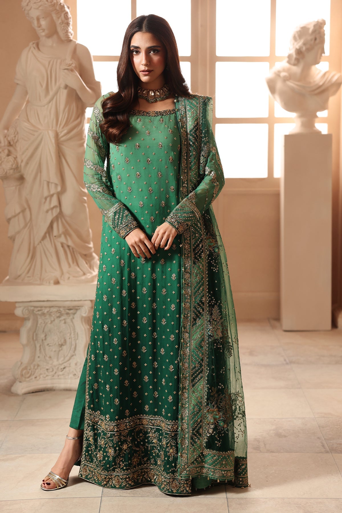 DJW6-03 | Dastan-E-Jashan Chiffon Embroidered By Charizma